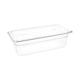 PAN 1/3 100MM ,POLYCARBONATE,COLOR:TRANSPARENT - Mabrook Hotel Supplies